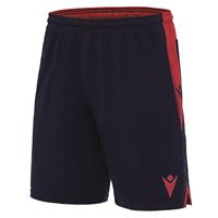 Tempel Match Day Short NAV/RED M Teknisk kampshorts - Unisex