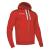 Motown Full Zip Hooded Jacket RED 3XS Hettejakke i bomullsmiks 