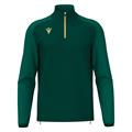 Isen Training 1/4 Zip Top BGRN/GOLD S Teknisk treningsgenser - Unisex